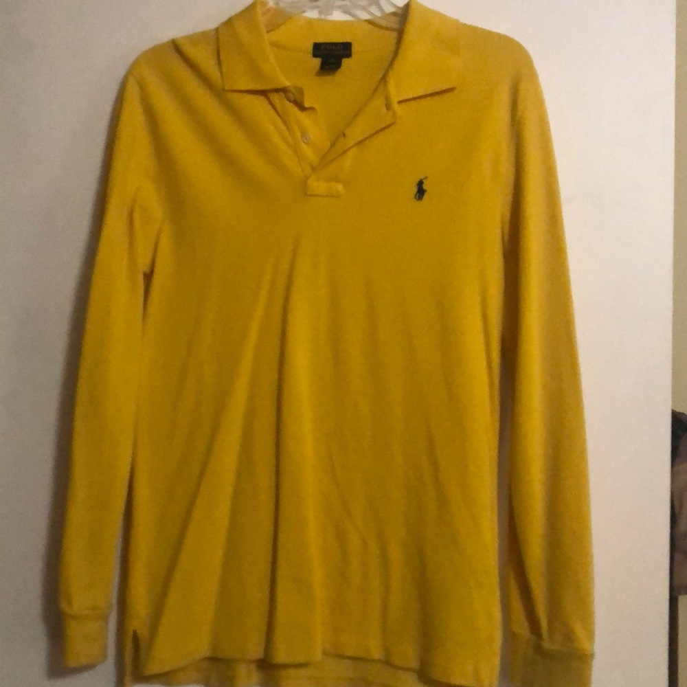 🔥Yellow long sleeve Polo🔥